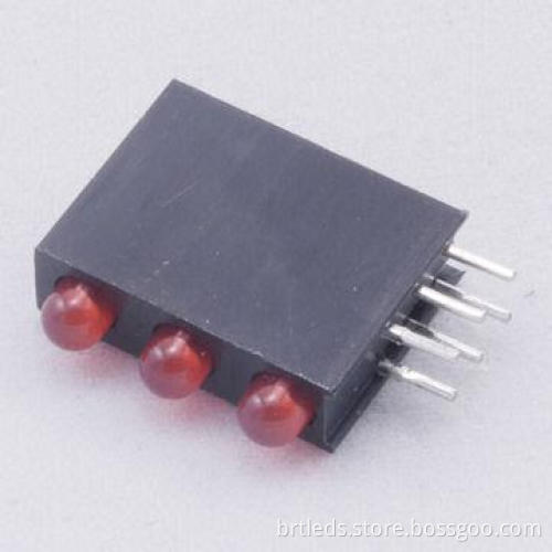 Housing LED, Especially Used for Indicating, Red Emitted color